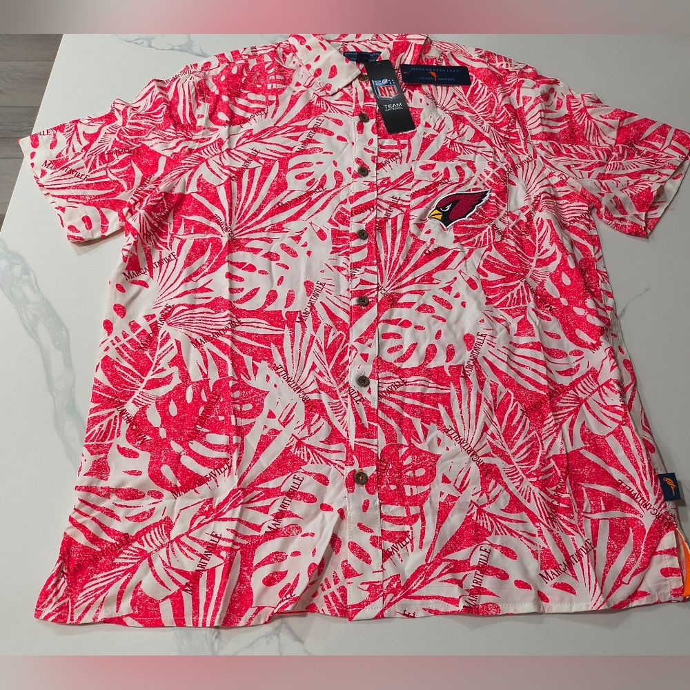 Arizona Cardinals Margaritaville Island Reserve Shirt Retails For $75